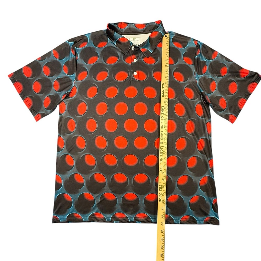 Obnoxious Golf - The Perforated - Polo‎ Mens XXL - Picture 3 of 5